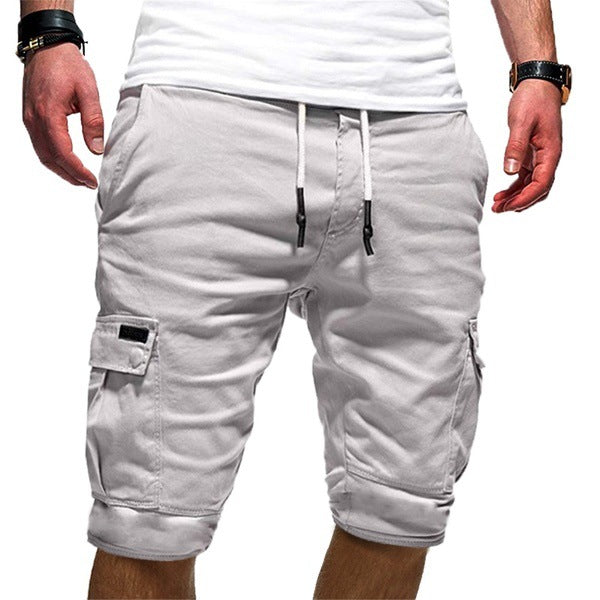 Men Casual Cargo Jogger Shorts