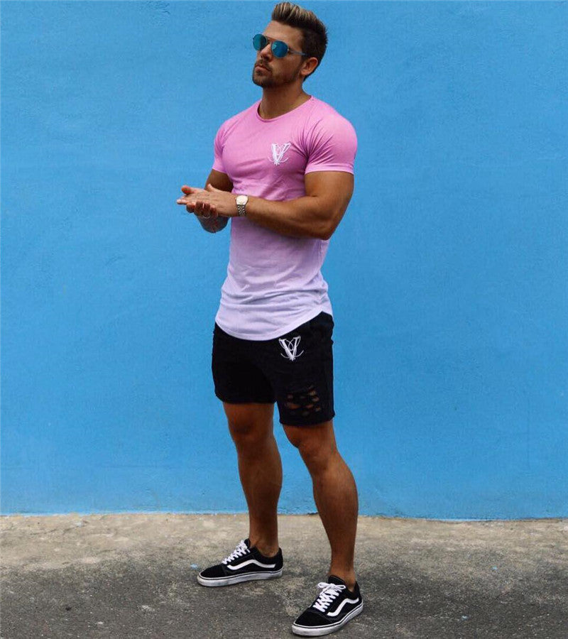 Men Muscle Fit Workout Clothing
