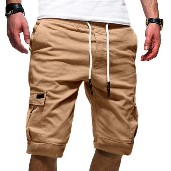 Men Casual Cargo Jogger Shorts