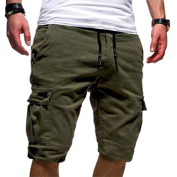 Men Casual Cargo Jogger Shorts