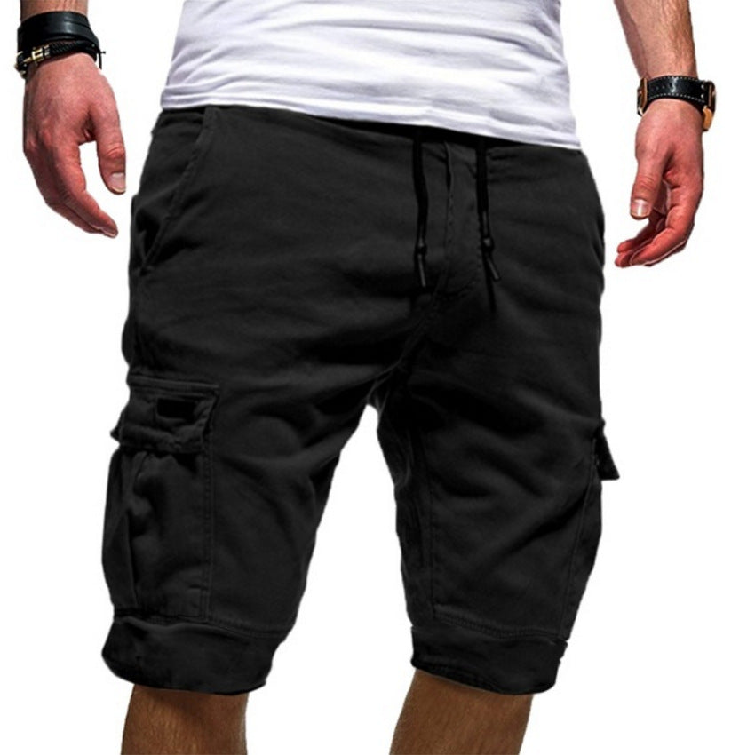 Men Casual Cargo Jogger Shorts