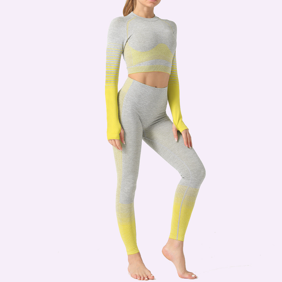 Seamless 2 Piece Yoga Fitness Set