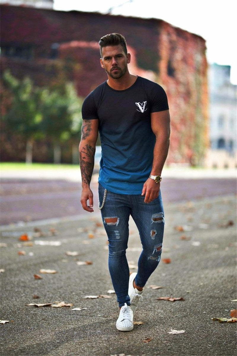 Men Muscle Fit Workout Clothing