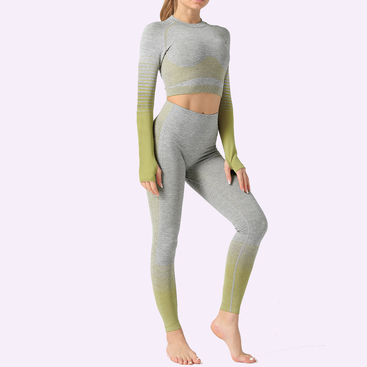 Seamless 2 Piece Yoga Fitness Set
