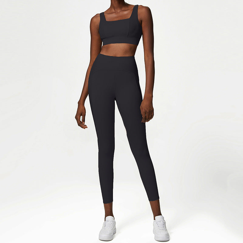 Nude Seamless Yoga Fitness Set