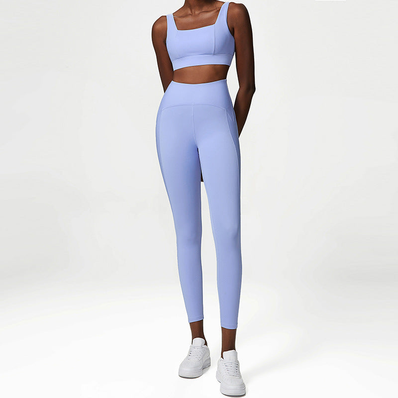 Nude Seamless Yoga Fitness Set